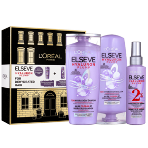 L'Oréal Paris Elseve Hyaluron Plump Vánoční balíček 2023 - šampon + kondicionér + sérum obraz