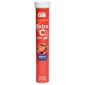 GS Extra C 500 20+5 šumivých tablet červený pomeranč obraz