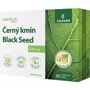 Colfarm Biovitum Liquid Černý kmín Black seed, 60 kapslí obraz