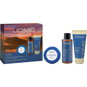 Erboristica UOMO Active Kosmetická sada pro muže 3 ks obraz
