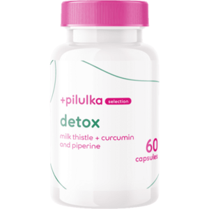 Pilulka Selection Detox - ostropestřec + kurkumín a piperín 60 kapslí obraz