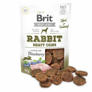 BRIT Jerky Rabbit Meaty Coins pamlsky pro psy 80 g obraz