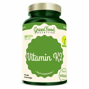GREENFOOD NUTRITION Vitamin K2 Vital Delta 60 kapslí obraz