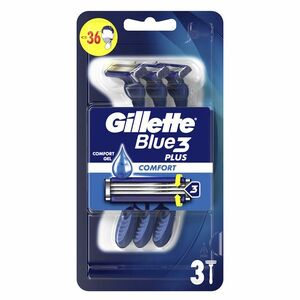 GILLETTE Blue3 Comfort Jednorázový holící strojek 3 kusy obraz