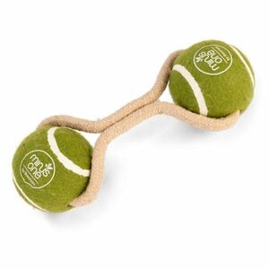 BEEZTEES Minus One hračka pro psy 2 tenisové míčky na laně průměr 6 cm 2 ks obraz