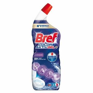 BREF Color Aktiv gel WC čistič Levandule 700 ml obraz