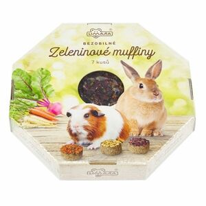 LIMARA Pochoutka bezobilné zeleninové senné muffiny pro králíky 350 g obraz