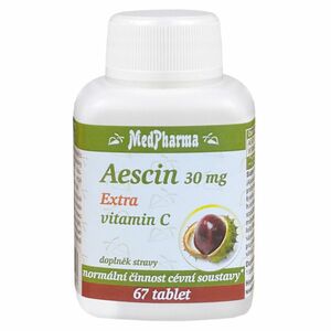 MEDPHARMA Aescin 30 mg extra vitamin C 67 tablet obraz
