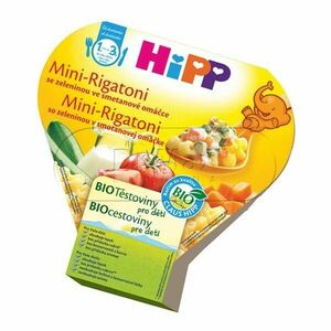 Hipp BIO DĚTSKÉ TĚSTOVINY Mini-Rigatoni zeleninové se smetanou 250 g obraz