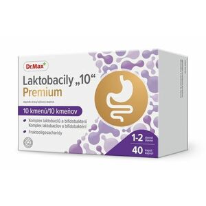 Dr. Max Laktobacily 10 Premium 40 kapslí obraz