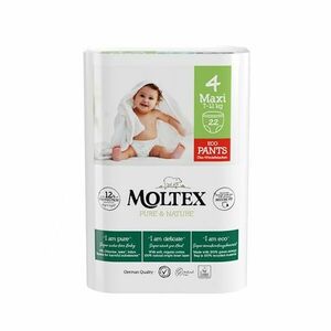 Moltex Pure & Nature Maxi 7-12 kg plenkové kalhotky 22 ks obraz