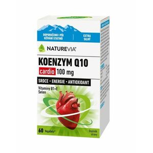 NatureVia Koenzym Q10 Cardio 100 mg 60 kapslí obraz