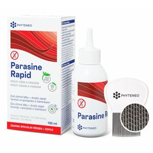 Phyteneo Parasine Rapid 100 ml + speciální hřeben + čepice obraz