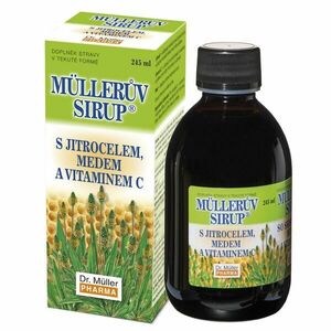 Dr. Müller Müllerův sirup s jitrocelem, medem a vitaminem C 245 ml obraz