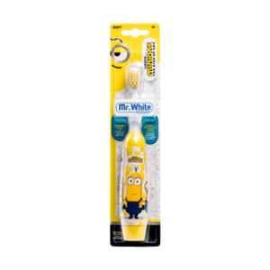 Mr. White Mimoň SOFT dětský zubní kartáček bateriový obraz