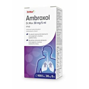 Dr. Max Ambroxol 30 mg/ 5 ml sirup 100 ml obraz