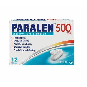 Paralen 500 mg 12 tablet obraz
