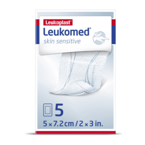 Leukoplast Leukomed Skin Sensitive 5 x 7, 2 cm 5 ks obraz