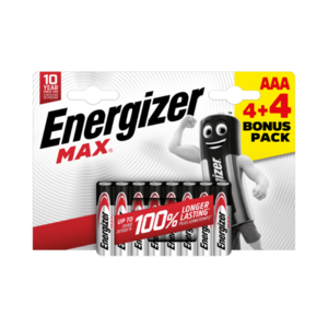 Energizer MAX baterie AAA 4+4 ks obraz