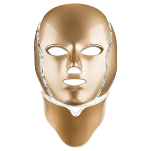 Palsar7 Ošetřující LED maska na obličej a krk zlatá obraz
