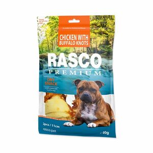 Rasco Premium Bůvolí uzle obalené kuřecím 11 cm 80 g obraz