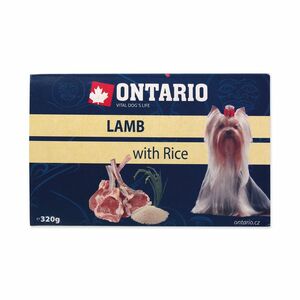 Ontario Jehněčí s rýží vanička 320 g obraz