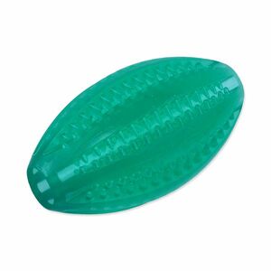 Dog Fantasy Dental Mint míček rugby zelený 9 cm obraz