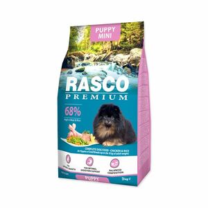 Rasco Premium Puppy Mini Kuře s rýží granule 3 kg obraz