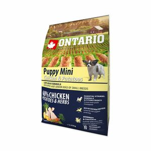 Ontario Puppy Mini Chicken&Potatoes granule 2, 25 kg obraz