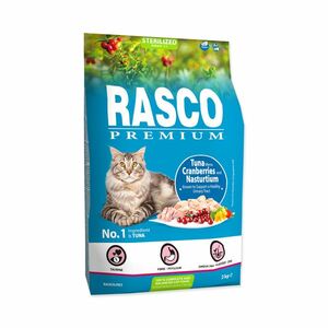 Rasco Premium Sterilized Tuňák s brusinkou a lichořeřišnicí granule 2 kg obraz