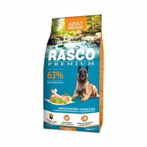 Rasco Premium Adult Medium Kuře s rýží granule 15 kg obraz