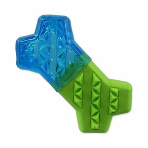 Dog Fantasy Chladicí hračka kost zeleno-modrá obraz