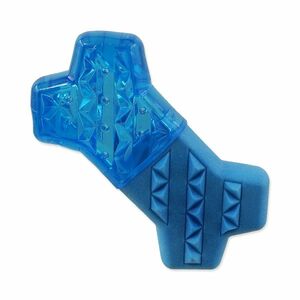 Dog Fantasy Chladicí hračka kost modrá obraz