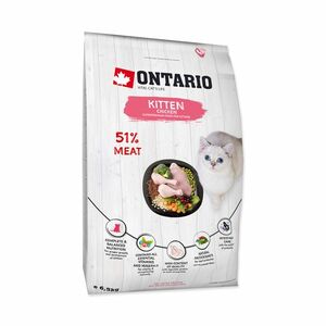 Ontario Kitten Chicken granule 6, 5 kg obraz