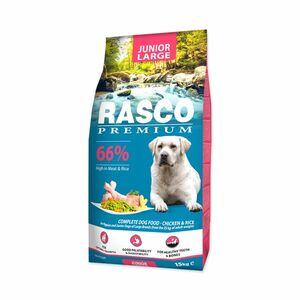 Rasco Premium Junior Large Kuře s rýží granule 15 kg obraz