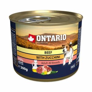 Ontario Hovězí s cuketou konzerva 200 g obraz
