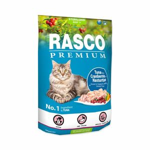 Rasco Premium Sterilized Tuňák s brusinkou a lichořeřišnicí granule 400 g obraz