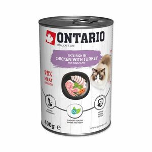 Ontario Kuřecí paté s krůtou konzerva 400 g obraz