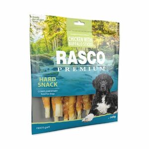 Rasco Premium Bůvolí tyčinky obalené kuřecím 500 g obraz