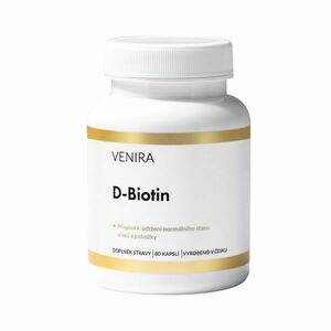 Venira D-Biotin 80 kapslí obraz