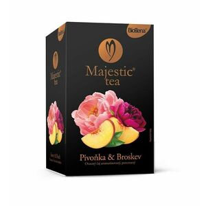 Biogena Majestic Tea Broskev & Pivoňka porcovaný čaj 20x2, 5 g obraz