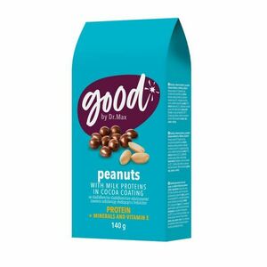Dr. Max Protein Snack Peanuts arašídy v kakaové polevě 140 g obraz