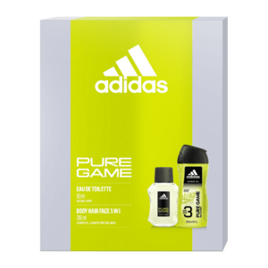 Adidas Pure Game - toaletní voda s rozprašovačem 50 ml + sprchový gel 250 ml obraz