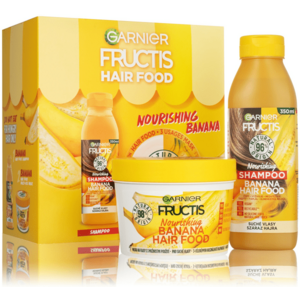 Garnier Dárková sada vyživující péče pro suché vlasy Fructis Hair Food Banana obraz