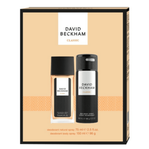 David Beckham Classic - deodorant s rozprašovačem 75 ml + deodorant ve spreji 150 ml obraz