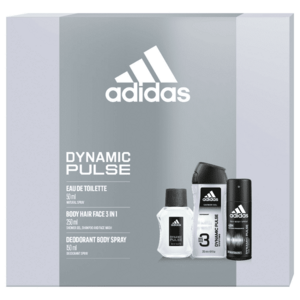 Adidas Dynamic Pulse - toaletní voda s rozprašovačem 50 ml + deodorant ve spreji 150 ml + sprchový gel 250 ml obraz