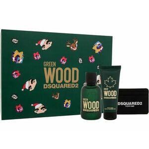 Dsquared² Green Wood - EDT 100 ml + sprchový gel 100 ml + pouzdro na karty obraz