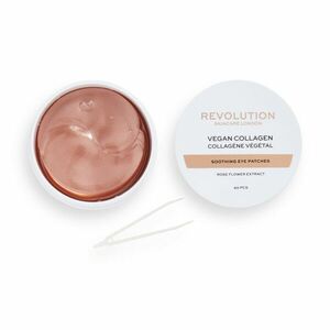 Revolution Skincare Zklidňující polštářky pod oči Rose Gold Vegan Collagen (Soothing Eye Patches) 60 ks obraz
