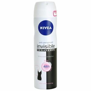 Nivea Invisible Black & White Clear antiperspirant ve spreji pro ženy 150 ml obraz