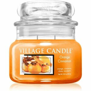 Village Candle Orange Cinnamon vonná svíčka (Glass Lid) 262 g obraz